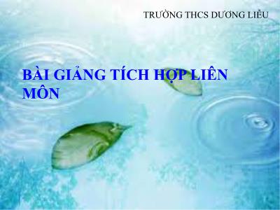 Bài giảng Chống ô nhiễm tiếng ồn