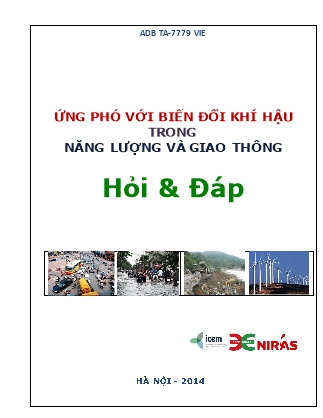 Ứng phó với biến đổi khí hậu trong năng lượng và giao thông