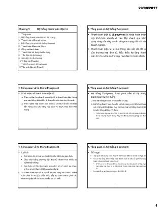 Bài giảng Công nghệ phần mềm - Chương 5: Hệ thống thanh toán điện tử - Đỗ Thị Nhâm