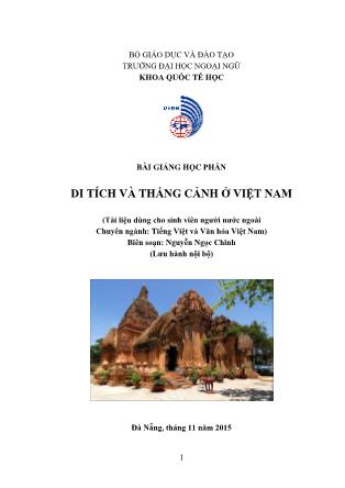 Bài giảng Di tích và thắng cảnh ở Việt Nam