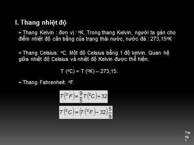 Bài giảng Đo lường và cảm biến - Chương 5: Đo nhiệt độ