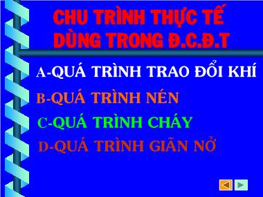 Bài giảng Động cơ đốt trong - Chương 3: Quá trình trao đổi khí