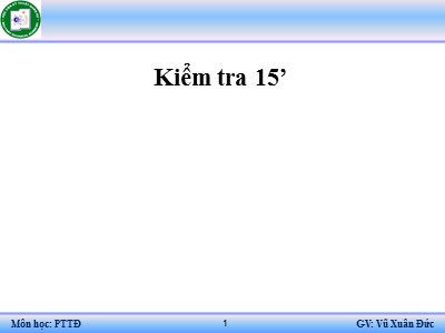 Bài giảng Kỹ thuật cảm biến - Chương 9: Máy phát tốc độ