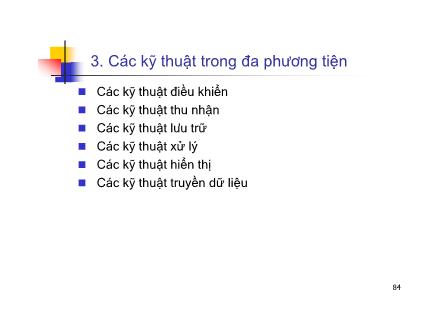 Bài giảng Truyền thông và mạng máy tính (Phần 3) - Trần Nguyên Ngọc