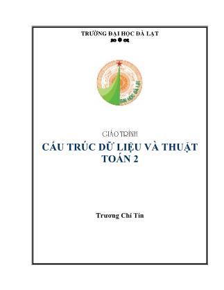 Giáo trình Cấu trúc dữ liệu và thuật toán 2