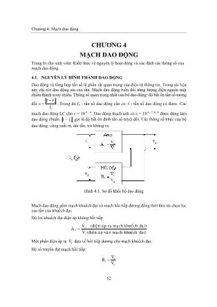 Giáo trình Điện tử thông tin (Phần 2)