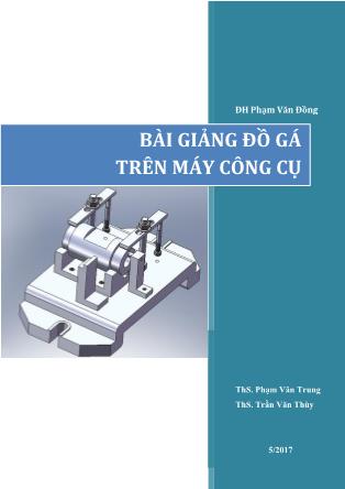 Giáo trình Đồ gá trên máy công cụ