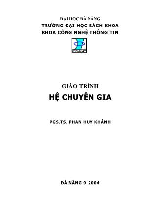 Giáo trình Hệ chuyên gia