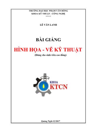 Giáo trình Hình họa. Vẽ kỹ thuật