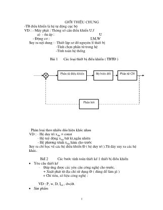 Giáo trình Thiết kế thiết bị điều khiển