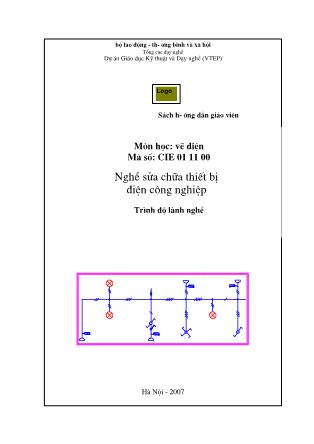 Giáo trình Vẽ điện - Nghề sửa chữa thiết bị điện công nghiệp