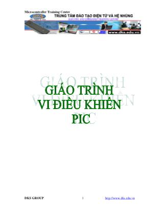 Giáo trình Vi điều khiển PIC