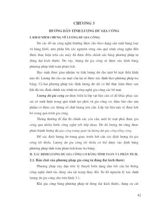 Hướng dẫn Đồ án công nghệ chế tạo máy - Chương 3: Hướng dẫn tính lượng dư gia công