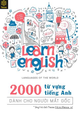 2000 từ vựng Tiếng Anh dành cho người mất gốc