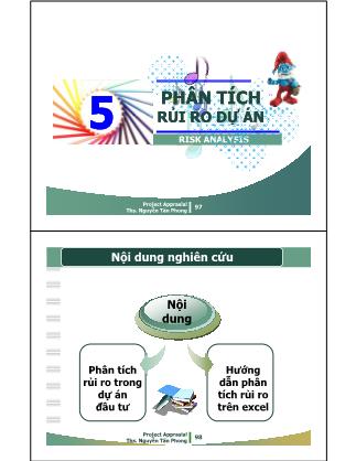 Bài giảng Dự án đầu tư - Chương 5: Phân tích rủi ro dự án