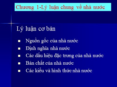 Bài giảng Pháp luật đại cương (Bản hay)