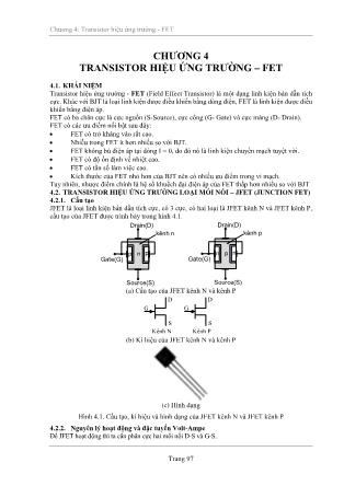 Giáo trình Kỹ thuật điện tử (Phần 2)