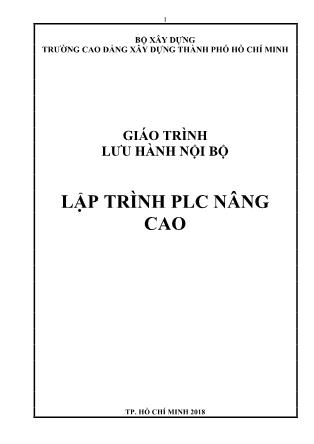 Giáo trình Lập trình PLC nâng cao - Bài mở đầu: Vị trí, ứng dụng PLC trong công nghiệp