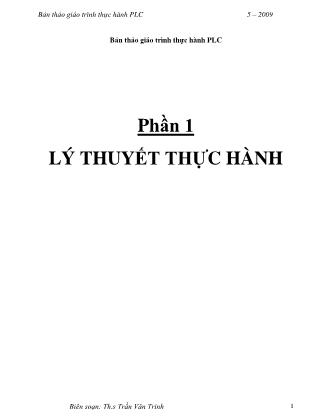 Giáo trình Lý thuyết thực hành