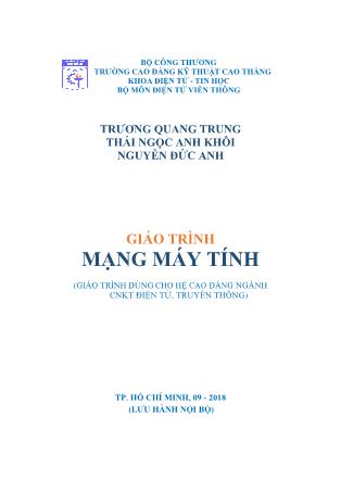 Giáo trình Mạng máy tính (Phần 1)