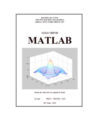 Giáo trình Matlab