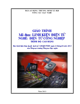 Giáo trình Mô đun: Linh kiện điện tử