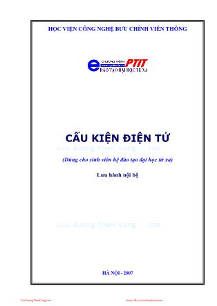 Giáo trình môn Cấu kết điện tử