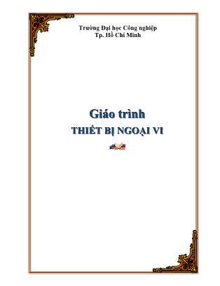 Giáo trình Thiết bị ngoại vi