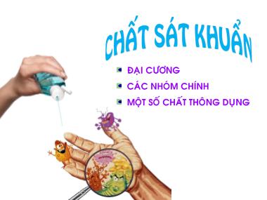 Bài giảng Chất sát khuẩn