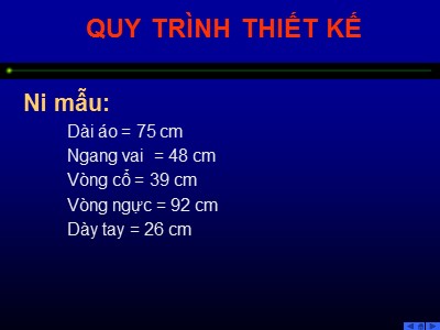 Bài giảng Quy trình thiết kế