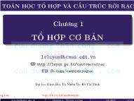 Bài giảng Toán học tổ hợp và cấu trúc rời rạc - Chương 1: Tổ hợp cơ bản