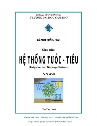 Giáo trình Hệ thống tưới tiêu