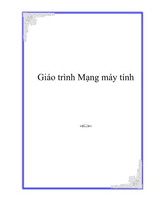 Giáo trình môn Quản trị mạng (Bản mới)