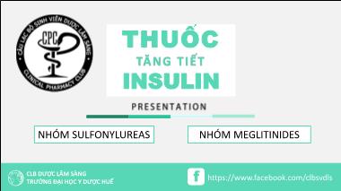 Thuôc tăng tiết Insulin