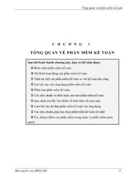 Tổng quan về phần mềm kế toán