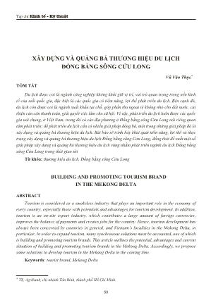 Xây dựng và quảng bá thương hiệu du lịch đồng bằng sông Cửu Long