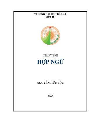 Giáo trình Hợp ngữ