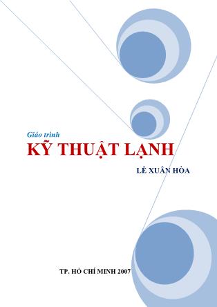 Giáo trình Kỹ thuật lạnh