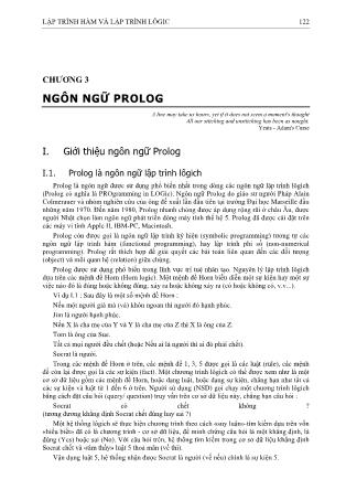 Giáo trình Lập trình hàm và lập trình Lôgic (Phần 2)