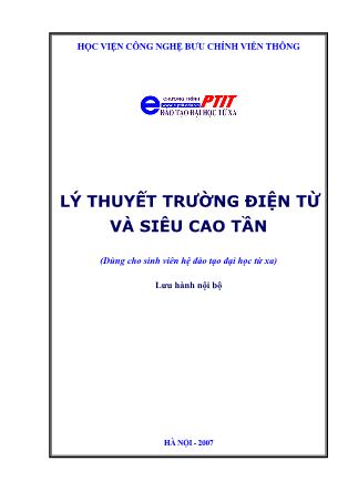 Giáo trình Lý thuyết trường điện từ và siêu cao tần