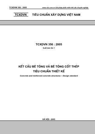 Kết cấu bê tông và bê tông cốt thép tiêu chuẩn thiết kế