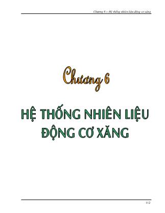 Tài liệu Hệ thống nhiên liệu động cơ xăng
