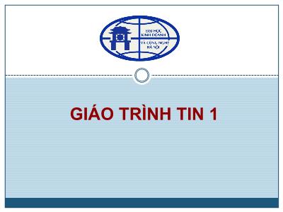 Bài giảng Tin học văn phòng 1 - Chương 5: Hệ trình diễn PowerPoint