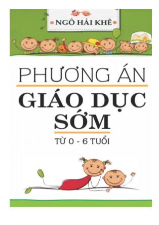 Đề tài Phương án giáo dục sớm từ 0 - 6 tuổi