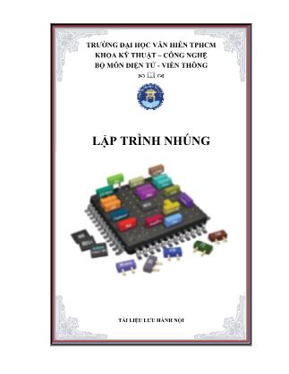 Giáo trình Lập trình nhúng